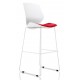 Florence Bespoke White Frame High Stool